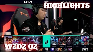 RGE vs FNC  Highlights  Week 2 Day 2 LEC Winter 2024  Rogue vs Fnatic W2D2 [upl. by Dahij]