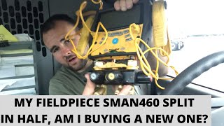 Fieldpiece SMAN460 Manifold Finally Broke My Experience And Thoughts On Them [upl. by Hguh]