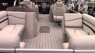 Take a quick walkaround of the Bennington 24 SCWX Luxury Pontoon Boat [upl. by Salohcin]