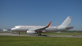 FullHD Hybrid JetStarTianjin Airbus A320SL takeoff at ToulouseTLSLFBO [upl. by Astera]