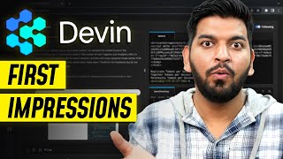 My FIRST REACTION on Devin  AI Software Engineer [upl. by Avehsile]