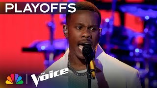 Mac Royals Soulful Performance of DAngelos quotUntitled How Does It Feelquot  The Voice Playoffs [upl. by Rizzi]