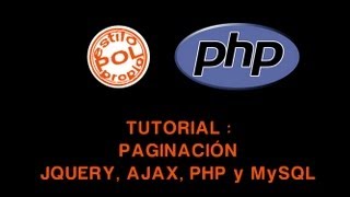 Paginación con Jquery Ajax PHP y MySQL [upl. by Leahpar]