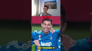 IAU FURAT GOLUL LUI RONALDO SI MESSI football romania soccer football futebol cr7 ronaldo [upl. by Einahc]