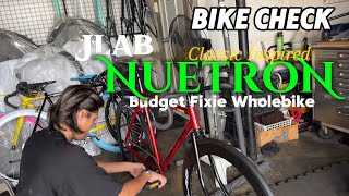 JLAB Neutron Classic Inspired Alloy Budget Fixie  Fixed Gear Wholebike  Bike Check [upl. by Ennybor235]