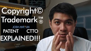 COPYRIGHT TRADEMARK CTTO etc Explained  Tagalog [upl. by Halyhs483]