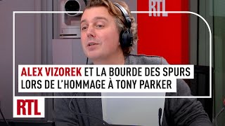 quotNe reviens pasquot de Gradur lors de lhommage des Spurs à Tony Parker [upl. by Akcebar]