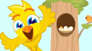 Alouette gentille alouette  French Nursery Rhyme for kids with lyrics  kids [upl. by Eugilegna958]