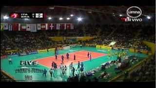 Italia x Brasil 4set Final FIVB Womens Junior 2011 [upl. by Ecnarwal]