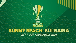 EMF EUROCUP MASTERS  DAY 2  PITCH 1  NOON SESSION [upl. by Edualc]