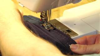 Sewing Machine Techniques  How to Hem TShirts [upl. by Mountfort]