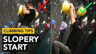 Rock Climbing Tips How to hold a large sloper and send this bouldering problem [upl. by Fisken886]