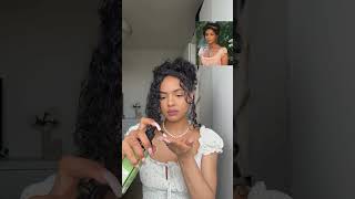 How To Use Mielle Rosemary Mint Strengthening Leave In Conditioner  mielledailystylingcreme [upl. by Yelnoc]