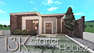 BLOXBURG 13K MODERN STARTER HOUSE  NOGAMEPASS [upl. by Nylhtak635]