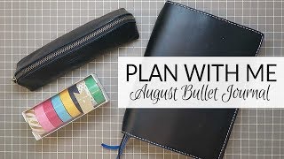 Plan With Me  Bullet Journal  August 2017 [upl. by Irra]