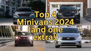 Top 4 Minivans 2024 and One Honorable Mention [upl. by Anirdnajela]