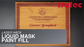 Laser Hack Liquid Mask Paint Fill [upl. by Opportina401]