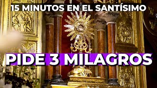 Oración en el Santísimo al SAGRADO CORAZÓN de JESÚS  15 minutos en el Santísimo [upl. by Weigle189]