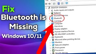 Fix Bluetooth Not Showing In Device Manager On Windows 10 amp 11  Updated Method 2024 [upl. by Groos]