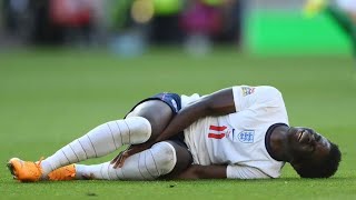 Saka Injury England vs Greece [upl. by Gnad]