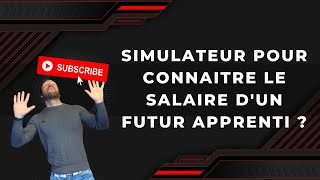 Comment connaitre le salaire dun apprenti  Simulateur de salaire contrat dapprentissage [upl. by Oelgnaed]