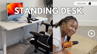 I finally Got a Standing Desk  Set Up my Anthrodesk Standing Desk with Me  Product Review [upl. by On]