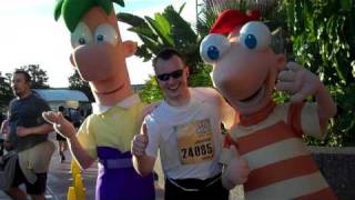 2011 Walt Disney World Half Marathon Phineas and Ferb [upl. by Enilrahc322]