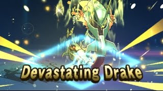 Pokemon Sun and Moon  Mega Rayquaza using Devastating Drake ZMove [upl. by Niledam]