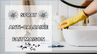 Spray anticalcaire fait maison [upl. by Einnos]