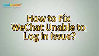 Fixed How to Solve WeChat Unable to Login Issue [upl. by Lasyrc]