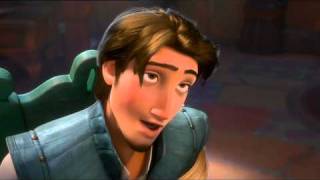 Magic Hair Saves From Drowning Scene  TANGLED 2010 Movie CLIP HD [upl. by Nemad519]