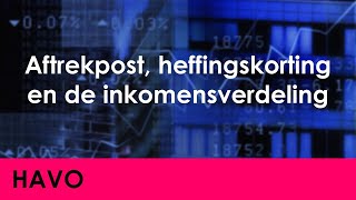 Aftrekpost heffingskorting en de inkomensverdeling  Economie voor havo  Jong amp Oud [upl. by Lerad664]