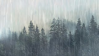 Relax to the Sounds of Rain amp Thunder Until You Sleep Well  End Sleepless Nights [upl. by Anamuj]