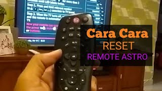 Cara reset dan setting remote astro [upl. by Enybor]