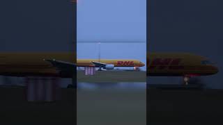 Empty 757 Short Takeoff at Norwich Airport [upl. by Agler758]