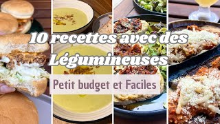 10 recettes de LÉGUMINEUSES  Faciles rapides et délicieuses [upl. by Moya]