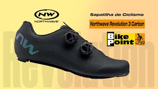 Sapatilha de Ciclismo Northwave Revolution 3 Carbon [upl. by Foah]