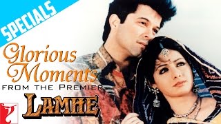 Glorious Moments from the Premier  Lamhe  Anil Kapoor  Sridevi [upl. by Carrew]