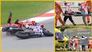 Luca Salvadori crash video 🔴 incidente fatale per il pilota e youtuber in una gara in Germania [upl. by Ellissa]