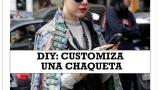 DIY Customiza una chaqueta [upl. by Ahselrak]