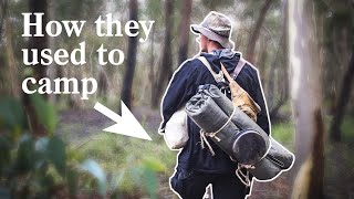 Would you camp using this traditional Australian swag method [upl. by Deonne]