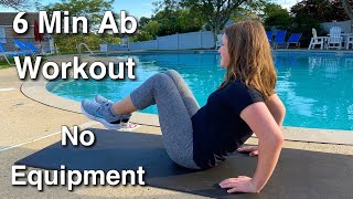 PERFECT 6 MIN AB WORKOUT AT HOME No Equipment Needed  Intense Fat Burning Ab Workout at Home [upl. by Tiemroth]