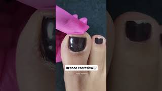 Esmaltação branco corretivo bem lindo [upl. by Laven]