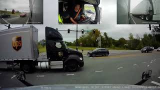 20240923  Pickup In Rogers AR  Stupid Hood vs Slant Nose Culture  2 Trucks 2 Right Turn Lanes [upl. by Madel743]