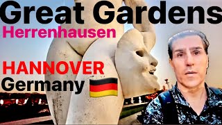 Visiting the great gardens of hannover city germany 🇩🇪 Herrenhausengarten Vlog [upl. by Rheba]