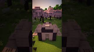 How to Build a Cherry Starter House in Minecraft Tutorial shorts [upl. by Ahsenit]