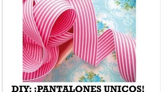 DIY Pantalones con estilo [upl. by Jonati]