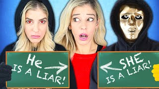 Twin Telepathy Challenge Rebecca Zamolo vs Hacker to Find Truth Battle Royale in Real Life [upl. by Lennard]