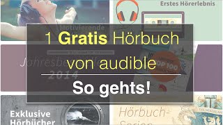 Hörbücher kostenlos Wie du dir ein Gratis Hörbuch mit Audible sichern kannst  So gehts [upl. by Ahker]