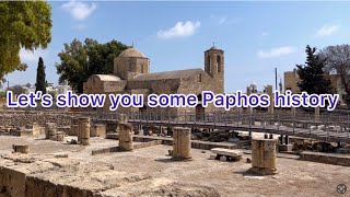 Paphos Cyprus has so much history you just have to know where it is so go out and explore [upl. by Arahset431]